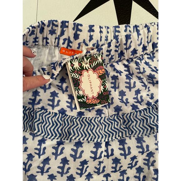 Oliphant, Flirty Skirt, NWT, Blue Flora - Picture 6 of 6